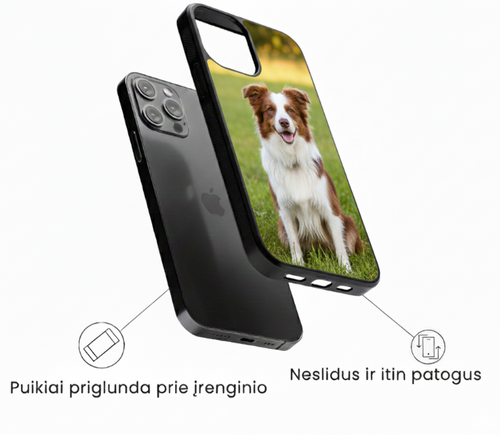 Personalizuotas telefono dėkliukas